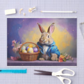 イースターエッグ付きピーターイースターバニー 薄葉紙 (クラフト)