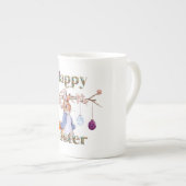 イースターエッグ付きピーターハッピーイースター ボーンチャイナマグカップ (正面右)