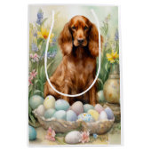 イースターエッグ付アイリッシュレッドセッター ミディアムペーパーバッグ (正面)