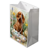 イースターエッグ付アイリッシュレッドセッター ミディアムペーパーバッグ (裏面アングル)