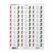 イースターエッグ住所 シール (フルシート)