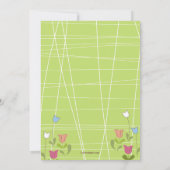 イースターエッグ少年誕生日パーティーの招待 招待状 (裏面)