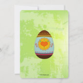 イースターエッグ招待状 招待状 (裏面)
