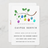 イースターエッグ招待状 招待状 (正面/裏面)