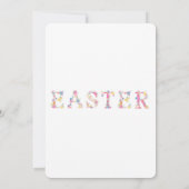 イースターエッグ招待状 招待状 (裏面)