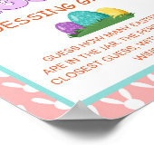 イースターエッグ推測ゲームのサイン ポスター (角)