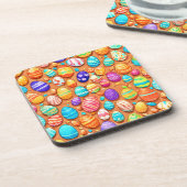 イースターエッグ漫画のパターン コースター (左側)