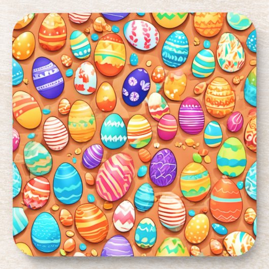 イースターエッグ漫画のパターン コースター (正面)