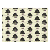 イースターエッグ狩りおもしろい猫 テーブルクロス (正面(横))