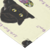イースターエッグ狩りおもしろい猫 テーブルクロス (アングル)