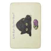 イースターエッグ狩りおもしろい猫 バスマット (正面縦)