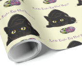 イースターエッグ狩りおもしろい猫 ラッピングペーパー (ロールコーナー)