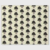 イースターエッグ狩りおもしろい猫 ラッピングペーパー (フラット)