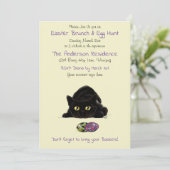 イースターエッグ狩りおもしろい猫 招待状 (スタンド正面)
