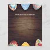 イースターエッグ狩りとイースターエッグ チラシ (裏面)