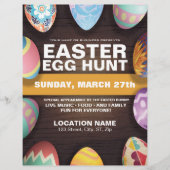 イースターエッグ狩りとイースターエッグ チラシ (正面)