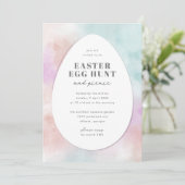 イースターエッグ狩りとパステルウォータカラー 招待状 (スタンド正面)