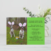 イースターエッグ狩りとパーティードッグ招待状 招待状 (スタンド正面)