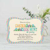 イースターエッグ狩りとパーティー、カラフルエッグ 招待状 (スタンド正面)