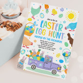 イースターエッグ狩りイースターエッグイベント春パーティー 招待状
