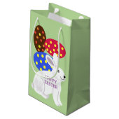 イースターエッグ狩りイースターバニーと卵 スモールペーパーバッグ (裏面アングル)