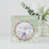 イースターエッグ狩りイースターバニー招待状 招待状 (スタンド正面)