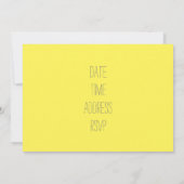 イースターエッグ狩りイースターパーティーかわいいイースターエッグ 招待状 (裏面)