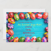 イースターエッグ狩りイースターパーティー 招待状 (正面)