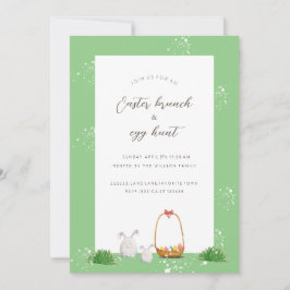 イースターエッグ狩りイースターブランチ水のカラーアート シーズンカード