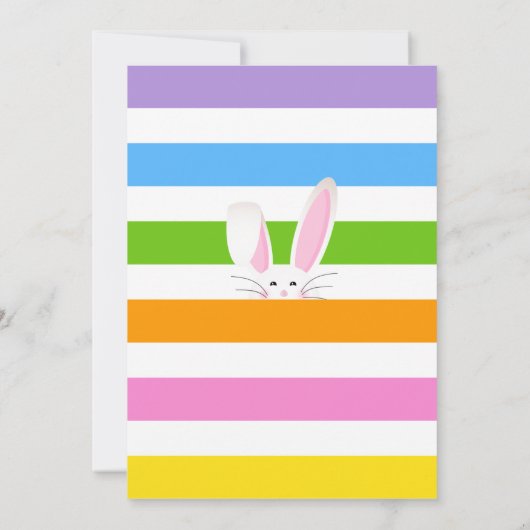 イースターエッグ狩りイースターブランチ 招待状 (裏面)