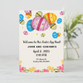 イースターエッグ狩りイースターブルンチバニー 招待状 (スタンド正面)