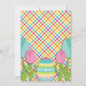 イースターエッグ狩りエグスヴィアンザイースターパーティーバニー 招待状 (裏面)