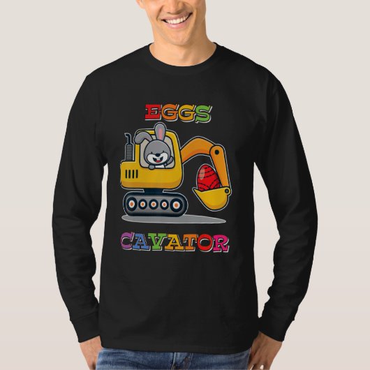 イースターエッグ狩りエッグキャヴェーター Tシャツ (正面)