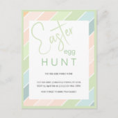 イースターエッグ狩りクリーミーアイスクリームパーティー ポストカード (正面)