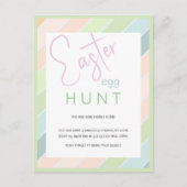 イースターエッグ狩りクリーミーアイスクリームパーティー ポストカード (正面)