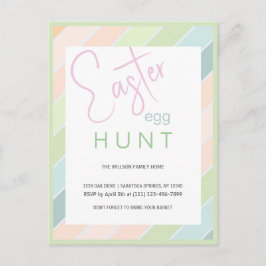 イースターエッグ狩りクリーミーアイスクリームパーティー ポストカード