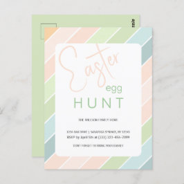 イースターエッグ狩りクリーミーアイスクリームパーティー ポストカード