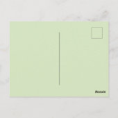 イースターエッグ狩りクリーミーアイスクリームパーティー ポストカード (裏面)