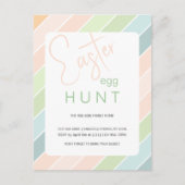 イースターエッグ狩りクリーミーアイスクリームパーティー ポストカード (正面)