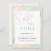 イースターエッグ狩りクリーミーアイスクリームパーティー 招待状 (正面)