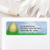 イースターエッグ狩りゴールデンエッグ ラベル (インサイチュ)