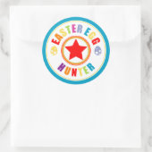 イースターエッグ狩りシール ラウンドシール (バッグ)