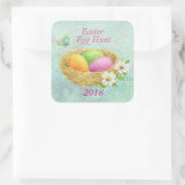 イースターエッグ狩りステッカー2018 スクエアシール (バッグ)