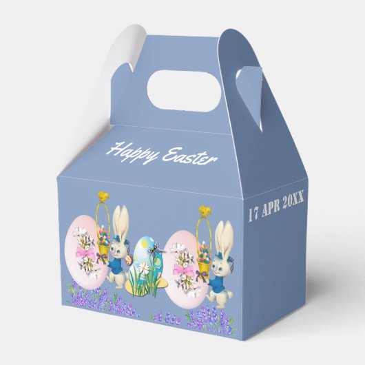 イースターエッグ狩りバニーシック水カラーフローラキッズ フェイバーボックス (正面サイド)