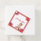 イースターエッグ狩りバニーフローラクラウンバラ水彩 フェイバータグ (インサイチュ)