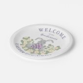 イースターエッグ狩りバニーフローラ ペーパープレート (アングル)