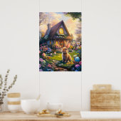 イースターエッグ狩りバニーポスター ポスター (キッチン)