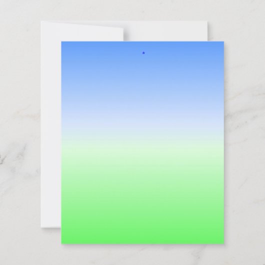 イースターエッグ狩りパーティの招待状紙シート (裏面)