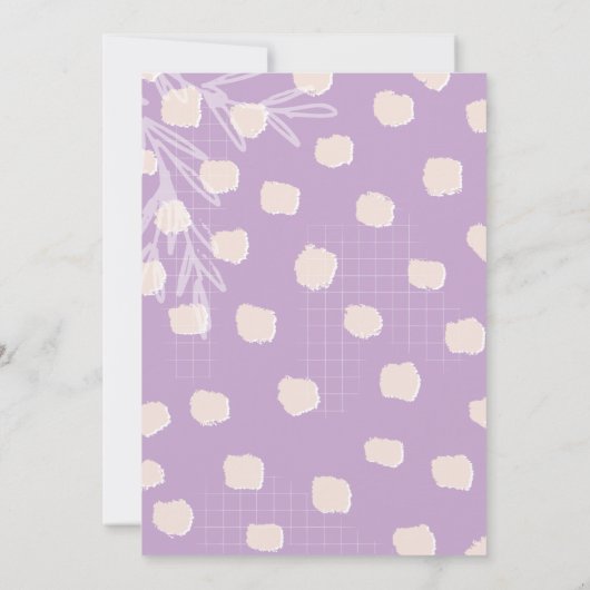 イースターエッグ狩りパーティの招待状編集可能テンプレート 招待状 (裏面)