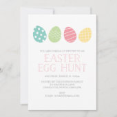 イースターエッグ狩りパーティの招待状 招待状 (正面)
